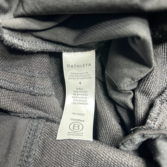 Athleta Wander Stash Skinny Pant Womens 4 Black Nylon Stretch Travel Commuter - Picture 5 of 10